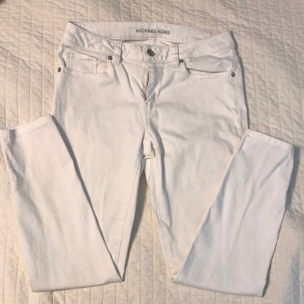 Michael Kors White Skinny Jeans